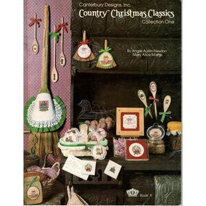 Canterbury Designs Country Christmas Classics no. 1 Counted Cross Stitch 1982